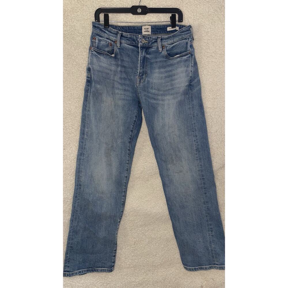 Flint and Tinder Classic Selvedge Denim Jeans Made in USA Indigo Blue Mens 32X32